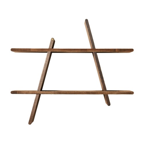 Półka na ścianę drewniana A-Shelf, Smoked Ash 78x12x67 - Andersen Furniture