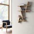Drewniana półka na ścianę A-Shelf, dąb olejowany 78x12x67 - Andersen Furniture
