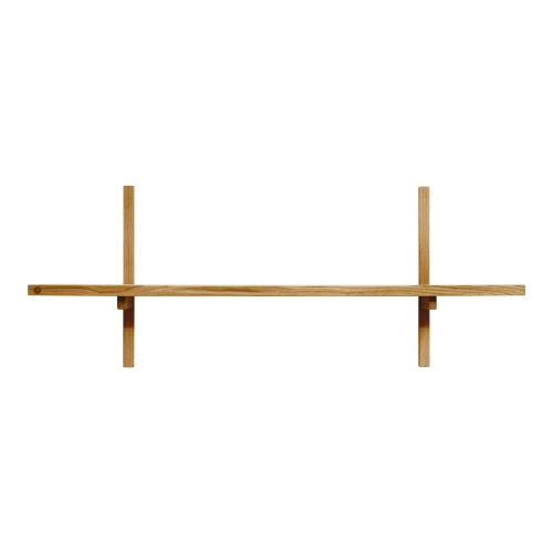 Półka wisząca drewniana Light Shelf 90, olejowany dąb - Andersen Furniture