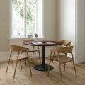 Stół okrągły na jednej nodze Delta Ø79, wybór koloru blatu - Andersen Furniture
