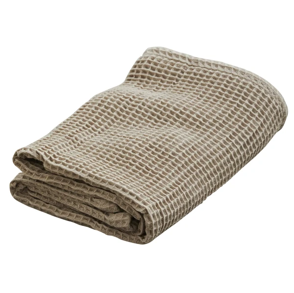 Ręcznik kąpielowy waflowy Vata Ayu 90x150, szary - Ayu