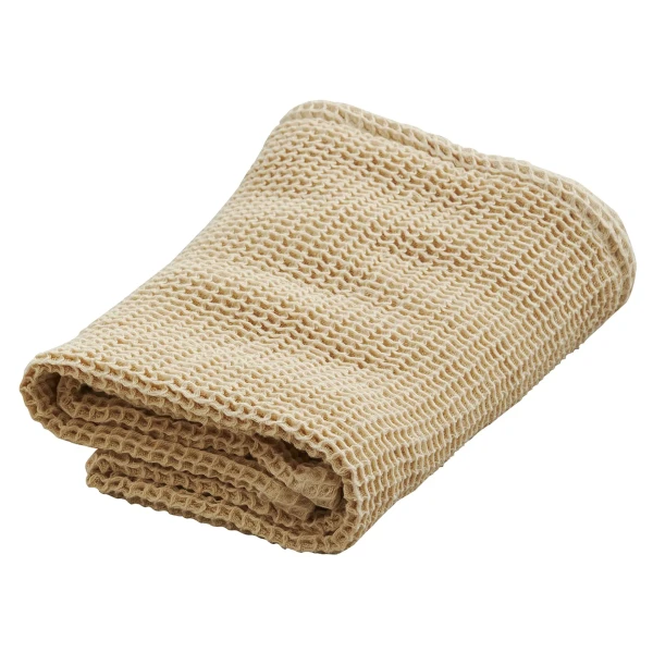 Ręcznik kąpielowy waflowy Pitta Ayu 90x150, piaskowy - Ayu