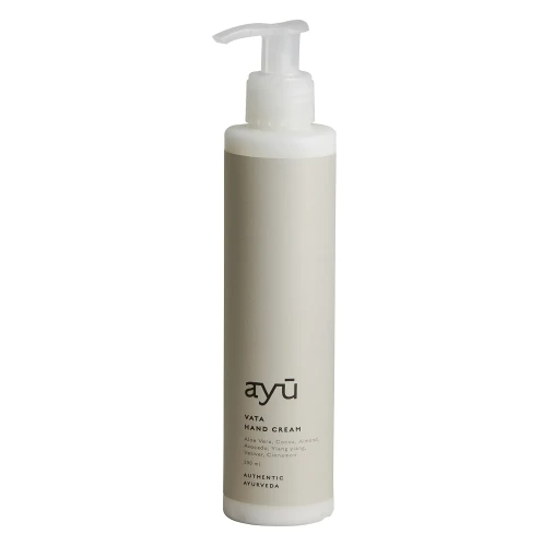 Krem do rąk AYU Vata 200 ml - aloes, kakao, migdał, awokado, ylang-ylang, cynamon - Nordal