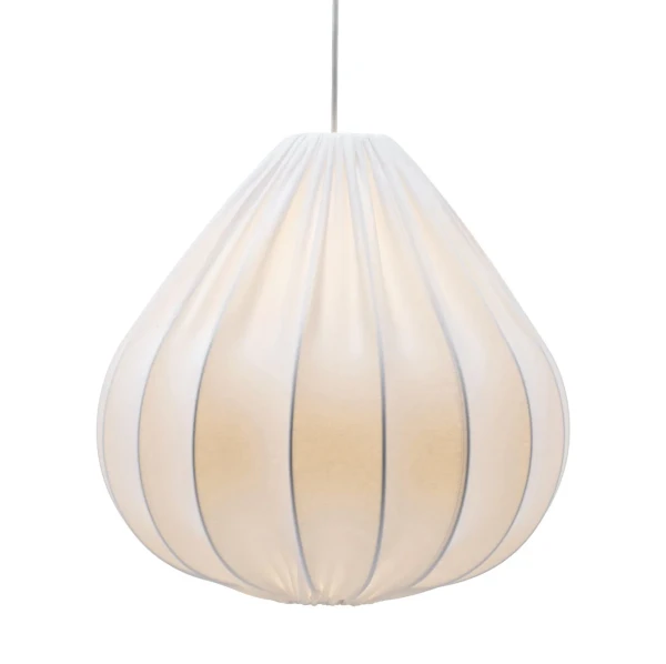 Abażur do lampy wiszącej Tea 43, jersey biały - PR Home