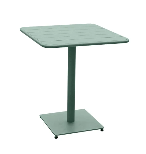 Stolik ogrodowy metalowy Phuket, oliwkowy - Hesperide