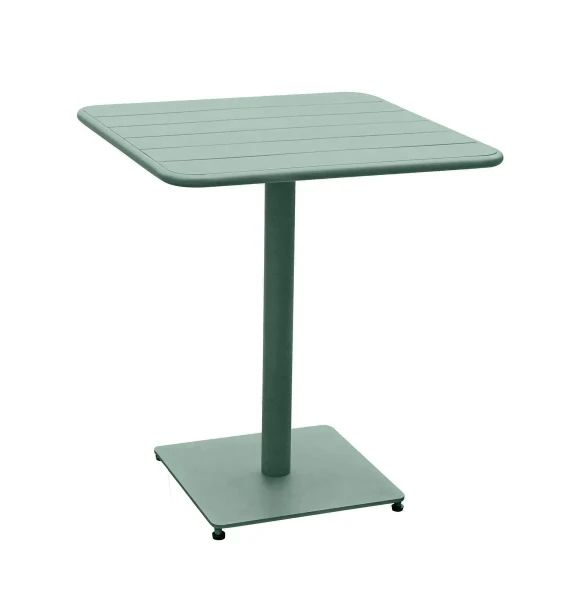 Stolik ogrodowy metalowy Phuket, oliwkowy - Hesperide