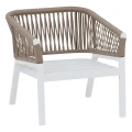 Fotel na taras, balkon Oriengo Taupe White - Hesperide