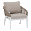 Fotel na taras, balkon Oriengo Taupe White - Hesperide