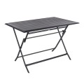 Stolik składany na taras Azua 110x71, grafitowy - Hesperide