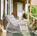 Fotel bujany ogrodowy Felinio, taupe - Hesperide