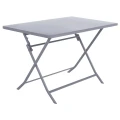 Stół ogrodowy metalowy Greensboro 110x70, szary quartz - Hesperide