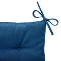 Poduszka ogrodowa na krzesło, pikowana Korai 40x40, indigo - Hesperide