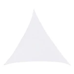 Żagiel przeciwsłoneczny trójkątny Curacao 5x5x5 m, biały - Hesperide