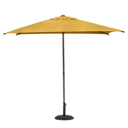 Parasol ogrodowy kwadratowy, Soya 2.5x2.5m, żółty - Hesperide