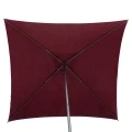Parasol ogrodowy kwadratowy, Soya 2.5x2.5m, bordowy - Hesperide