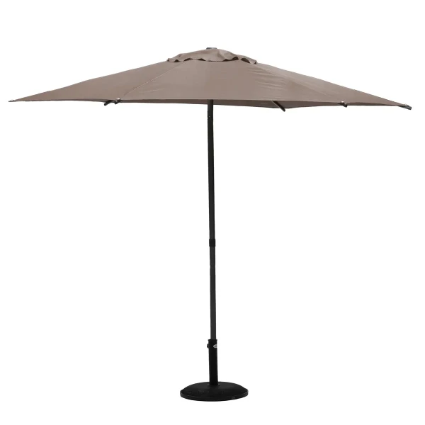 Parasol ogrodowy, Soya 2.7m okrągły odchylany, taupe - Hesperide