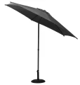 Parasol ogrodowy, Soya 2.7m okrągły odchylany, szary - Hesperide