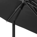 Parasol ogrodowy, Soya 2.7m okrągły odchylany, szary - Hesperide