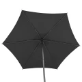 Parasol ogrodowy, Soya 2.7m okrągły odchylany, szary - Hesperide