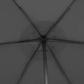 Parasol ogrodowy, Soya 2.7m okrągły odchylany, szary - Hesperide
