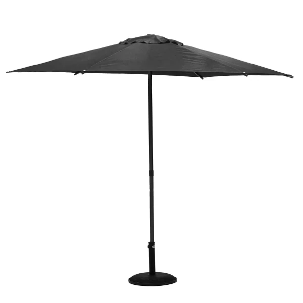 Parasol ogrodowy, Soya 2.7m okrągły odchylany, szary - Hesperide