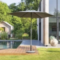 Parasol ogrodowy, Soya 2.7m okrągły odchylany, szary - Hesperide