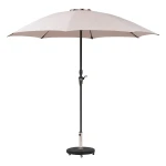 Parasol ogrodowy, Sisko 2.7m, okrągły odchylany, taupe - Hesperide