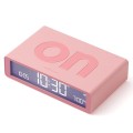 Budzik elektroniczny, dwustronny Flip Classic, różowy - Lexon