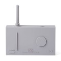 Radio przenośne, wodoodporne Bluetooth, Tykho 3, jasnoszare – Lexon