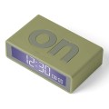 Budzik na baterie, podróżny Flip+ Travel, khaki - Lexon