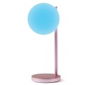 Lampka z ładowarką indukcyjną Bubble, różowa - Lexon
