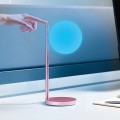 Lampka z ładowarką indukcyjną Bubble, różowa - Lexon