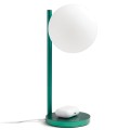 Lampka z ładowarką indukcyjną Bubble, zielona - Lexon