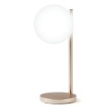 Lampka z ładowarką indukcyjną Bubble, złota - Lexon