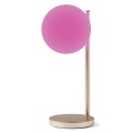 Lampka z ładowarką indukcyjną Bubble, złota - Lexon