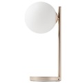 Lampka z ładowarką indukcyjną Bubble, złota - Lexon