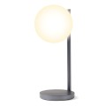 Lampka z ładowarką indukcyjną Bubble, szara - Lexon