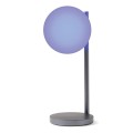 Lampka z ładowarką indukcyjną Bubble, szara - Lexon