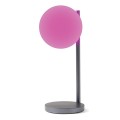 Lampka z ładowarką indukcyjną Bubble, szara - Lexon