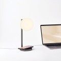 Lampka z ładowarką indukcyjną Bubble, szara - Lexon