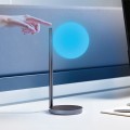 Lampka z ładowarką indukcyjną Bubble, szara - Lexon