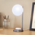 Lampka z ładowarką indukcyjną Bubble, szara - Lexon
