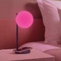 Lampka z ładowarką indukcyjną Bubble, szara - Lexon