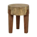 Stołek z pnia drzewa Empoli - Pomax