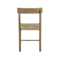 Krzesło drewniane z plecionką rattanową Mesimeri - Pomax