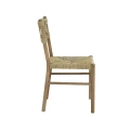 Drewniane krzesło z plecionką rattanową Mesimeri - Pomax