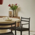 Wazon szklany kolorowy Cannes Ivory Ø16, h30 - Pomax