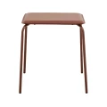 Stołek tapicerowany Esa, Rust Red - Nordal