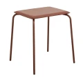 Stołek tapicerowany Esa, Rust Red - Nordal