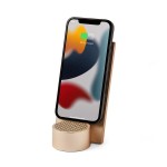 Ładowarka indukcyjna, City Energy Pro 10W z głośnikiem bluetooth, soft gold - Lexon